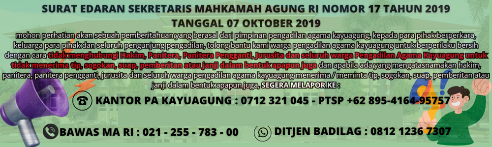 Kontak Pengaduan