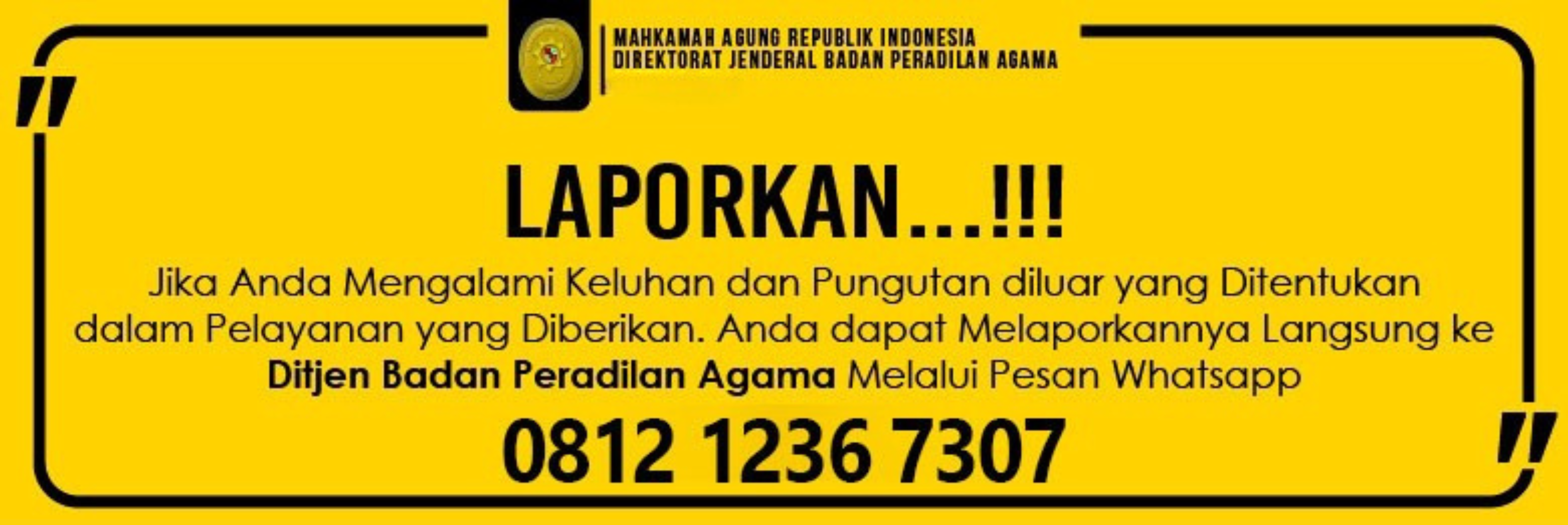 Kontak Laporan