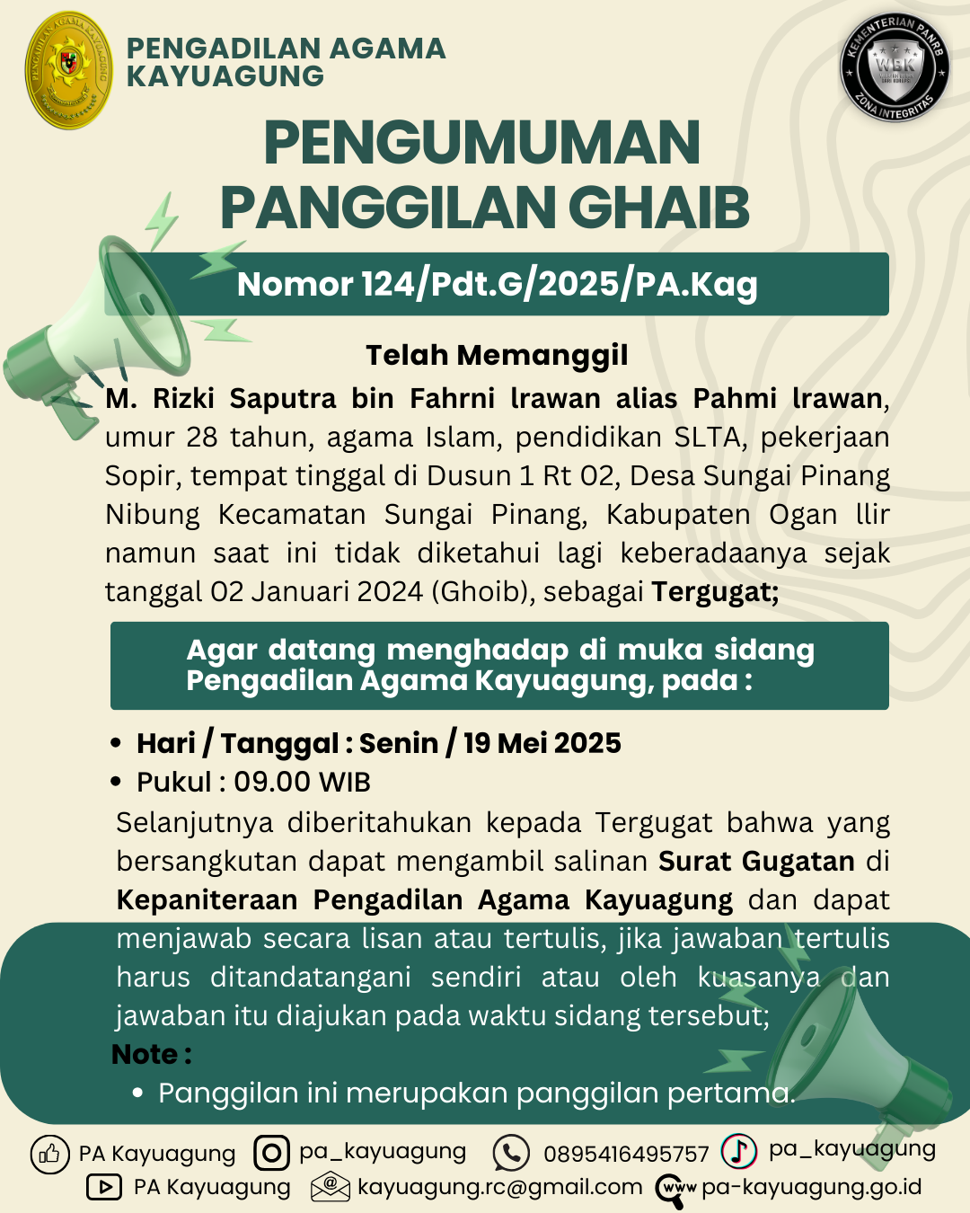 124/Pdt.G/2025/PA.Kag