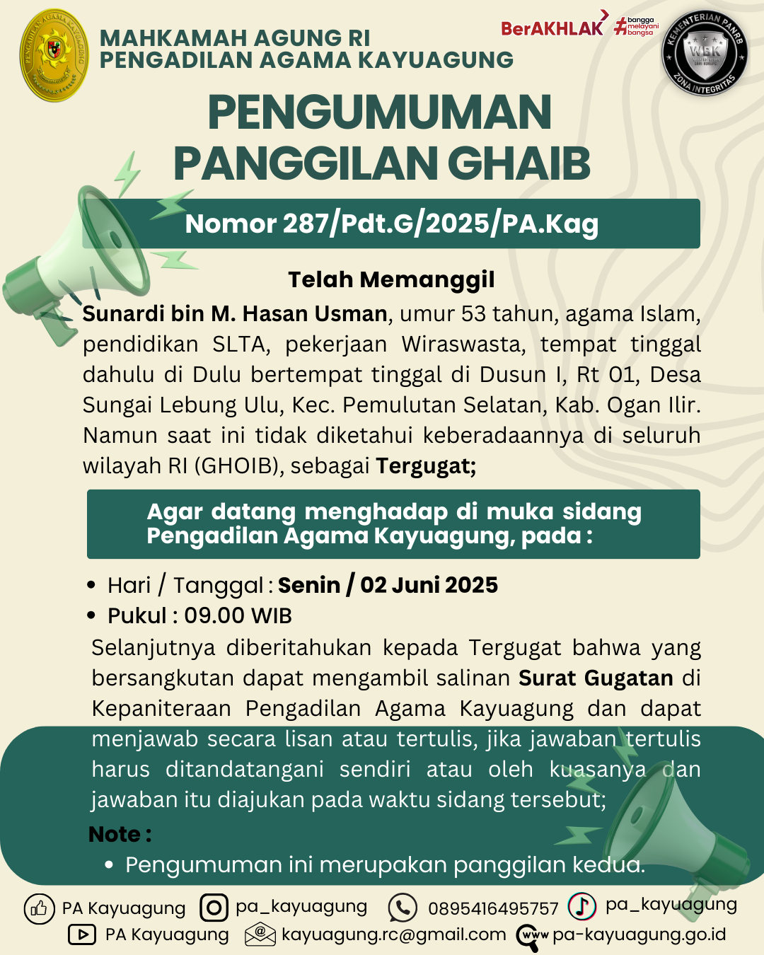 287/Pdt.G/2025/PA.Kag